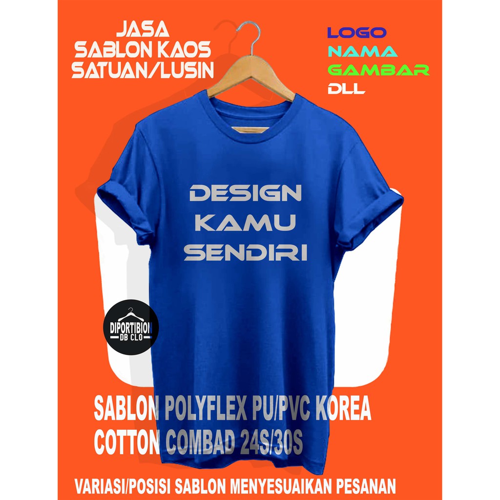 Detail Harga Sablon Tanpa Kaos Nomer 49