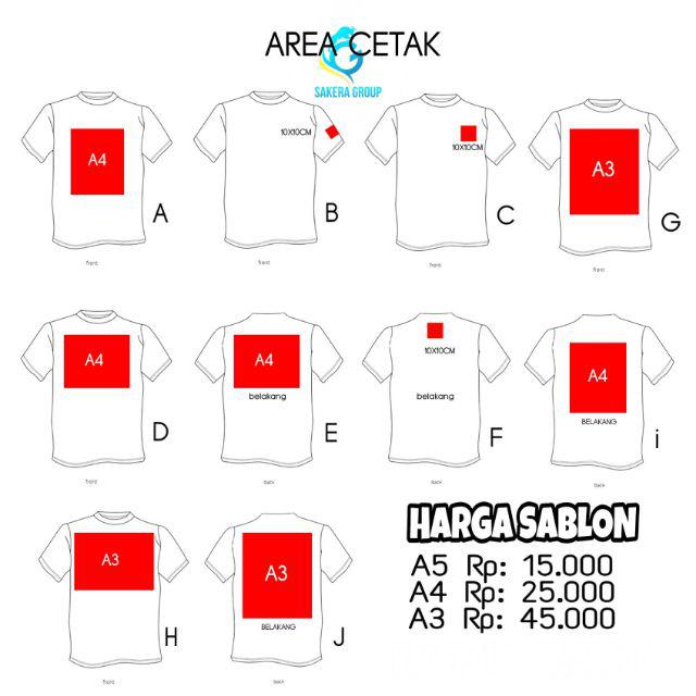 Detail Harga Sablon Tanpa Kaos Nomer 5