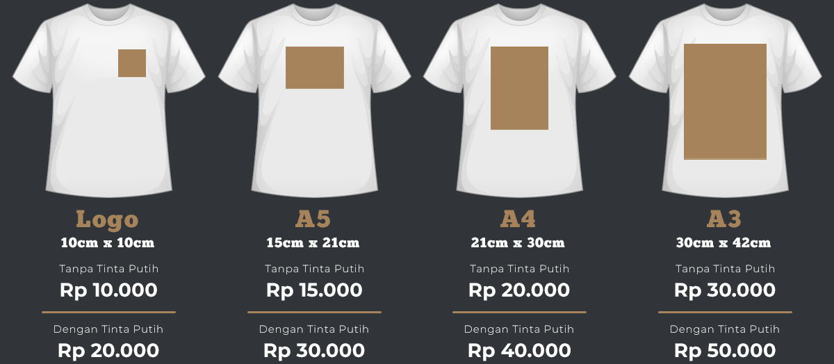 Detail Harga Sablon Tanpa Kaos Nomer 6