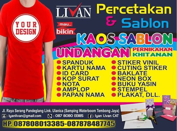 Detail Harga Sablon Undangan Nomer 8