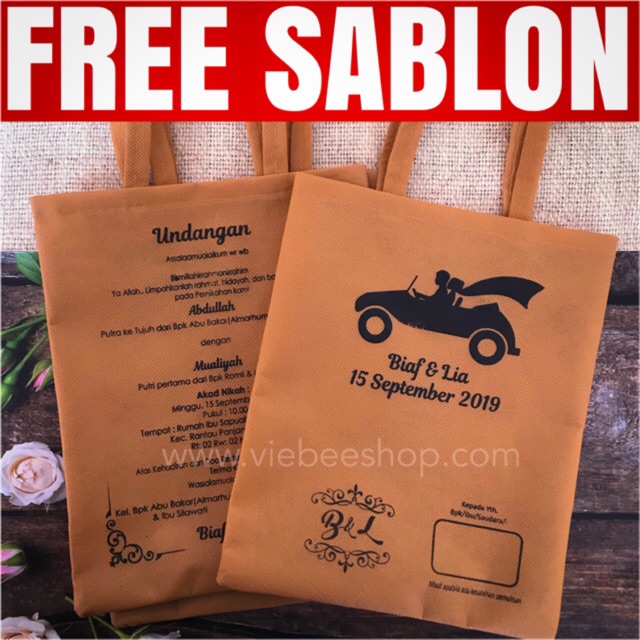 Detail Harga Sablon Undangan Nomer 3