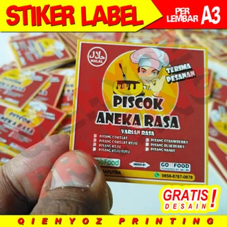 Detail Harga Stiker Label Makanan Nomer 19