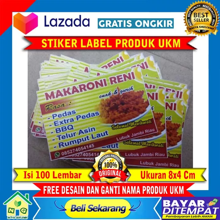 Detail Harga Stiker Label Makanan Nomer 47