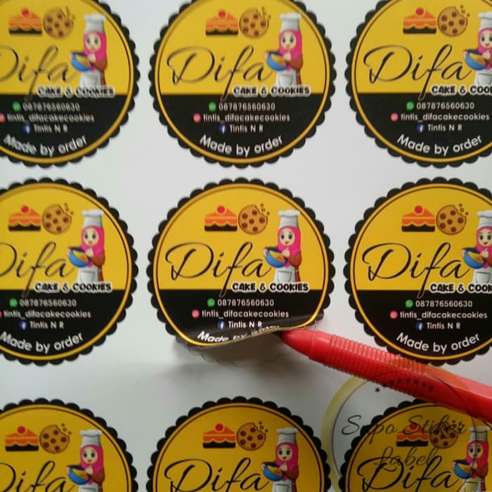 Detail Harga Stiker Label Makanan Nomer 7