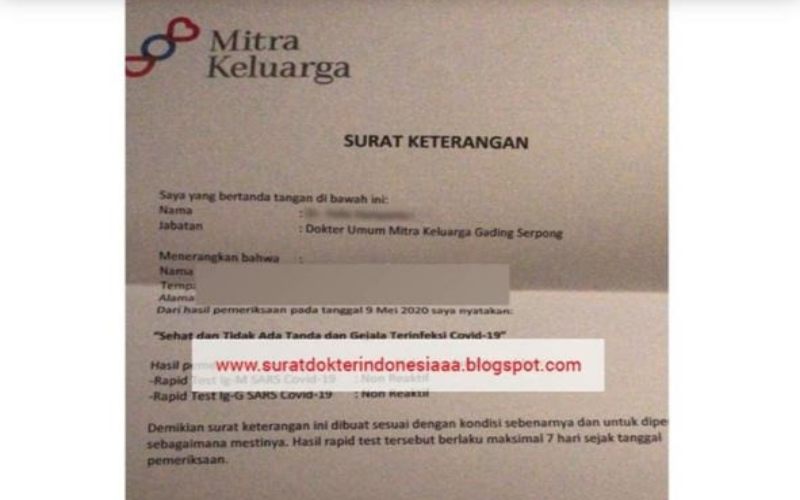 Detail Harga Surat Keterangan Sehat Nomer 3