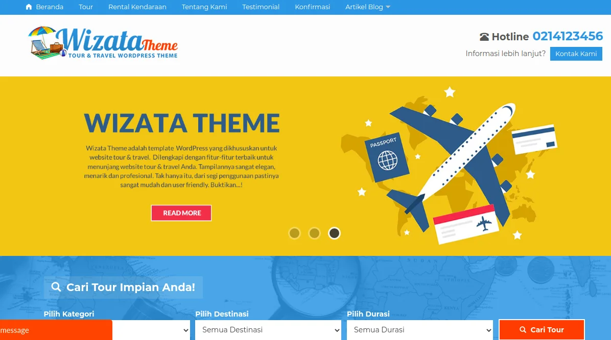 Detail Harga Template Wordpress Premium Nomer 20