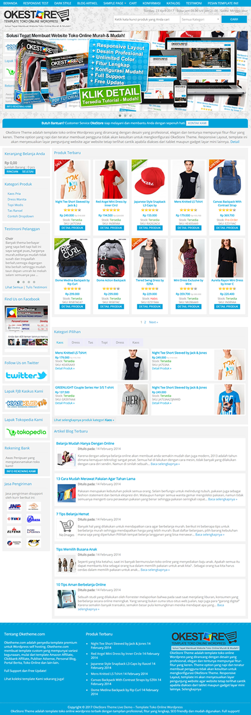 Detail Harga Template Wordpress Premium Nomer 21