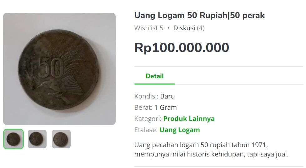 Detail Harga Uang Koin 50 Rupiah Gambar Cendrawasih Nomer 31