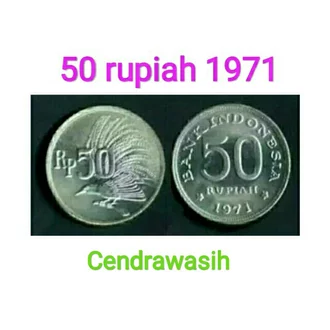 Detail Harga Uang Koin 50 Rupiah Gambar Cendrawasih Nomer 34