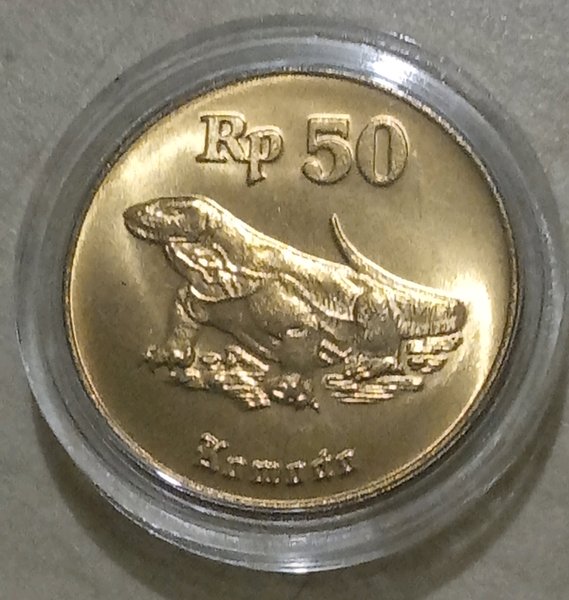 Detail Harga Uang Koin 50 Rupiah Gambar Komodo Nomer 10