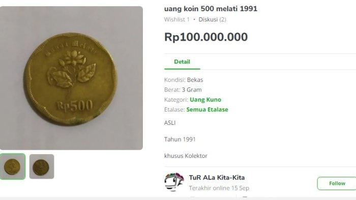 Detail Harga Uang Koin 500 Gambar Bunga Melati Nomer 20