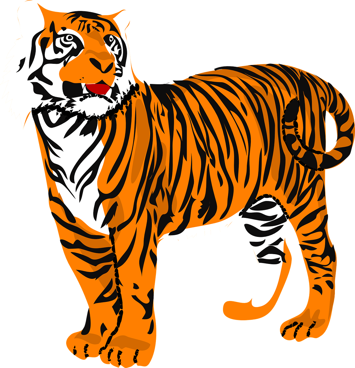 Detail Harimau Vektor Png Nomer 29