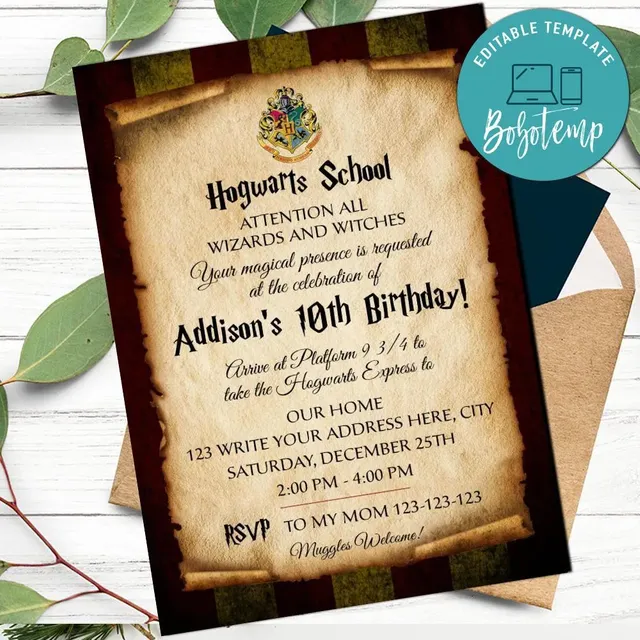 Detail Harry Potter Template Nomer 52