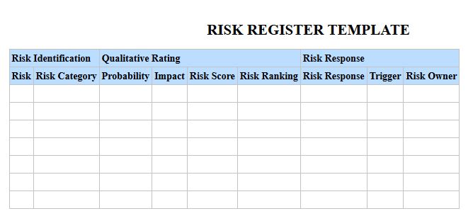 Detail Hazard Identification Register Template Nomer 24