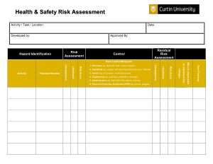 Detail Health And Safety Risk Assessment Template Free Nomer 13