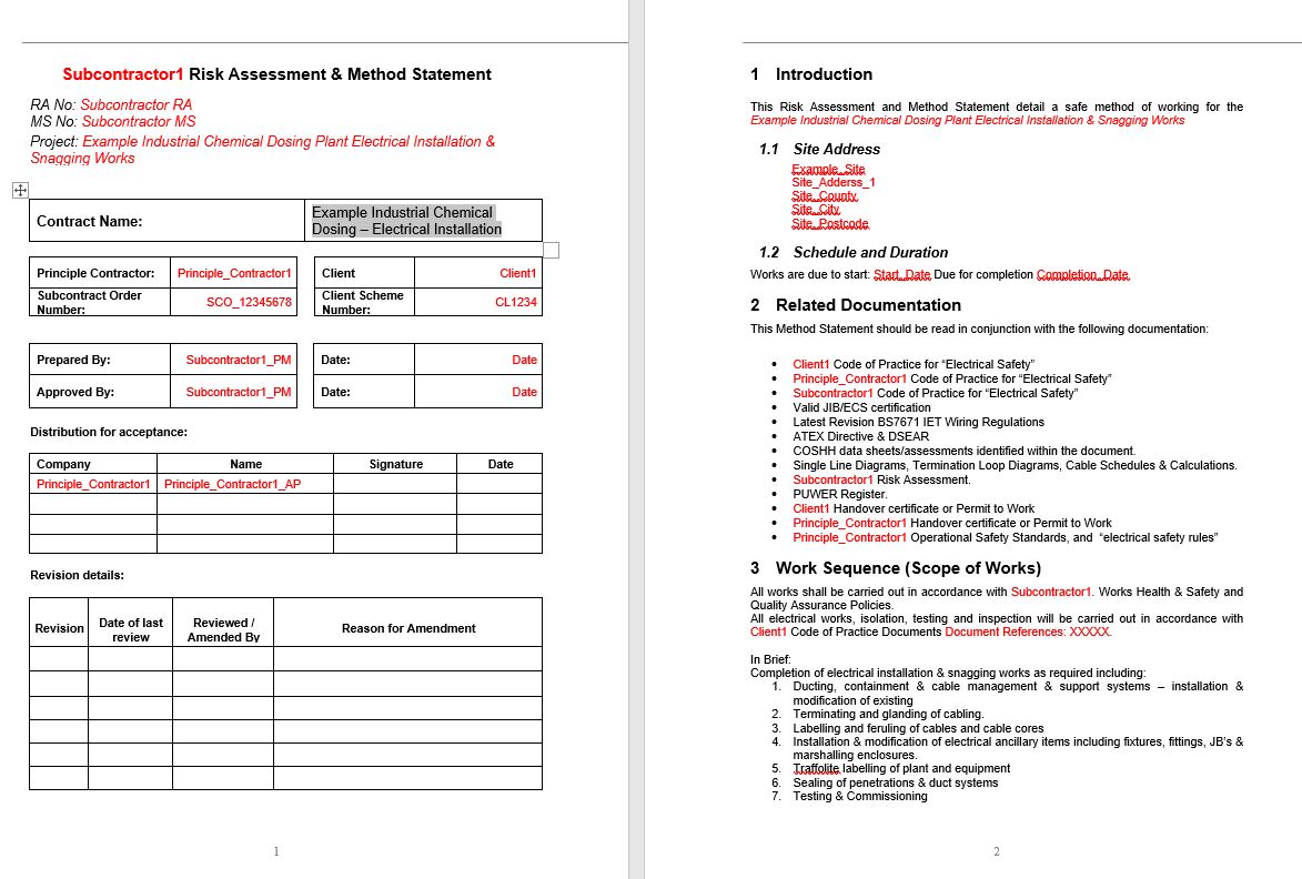 Detail Health And Safety Risk Assessment Template Free Nomer 31