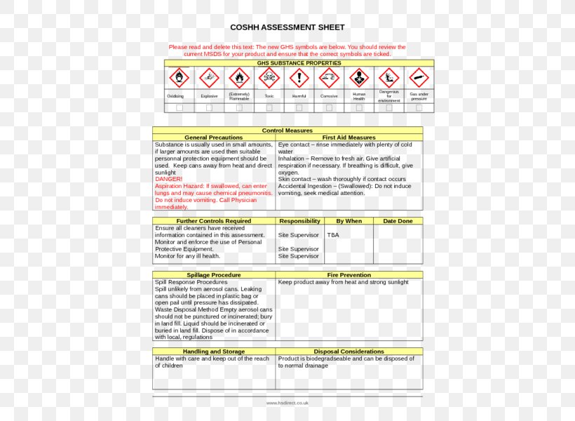 Detail Health And Safety Risk Assessment Template Free Nomer 49