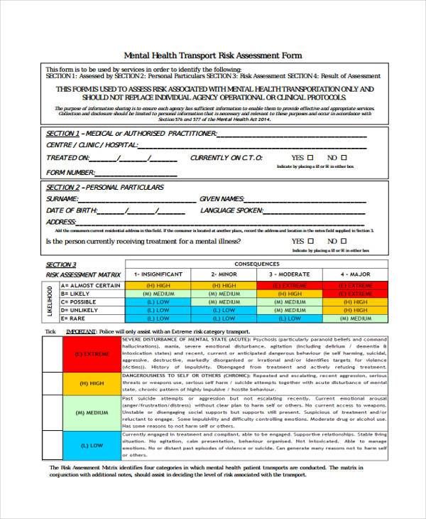 Detail Health And Safety Risk Assessment Template Free Nomer 54