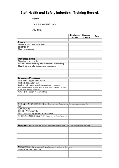 Detail Health And Safety Risk Assessment Template Free Nomer 8