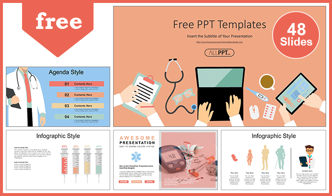 Detail Health Slides Template Nomer 2