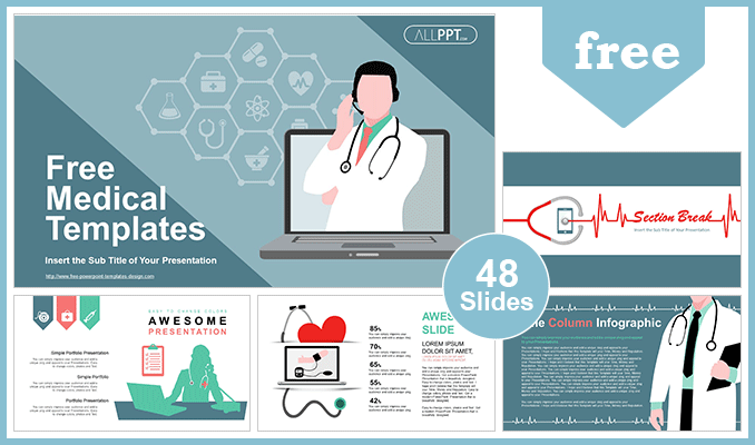 Detail Health Slides Template Nomer 3