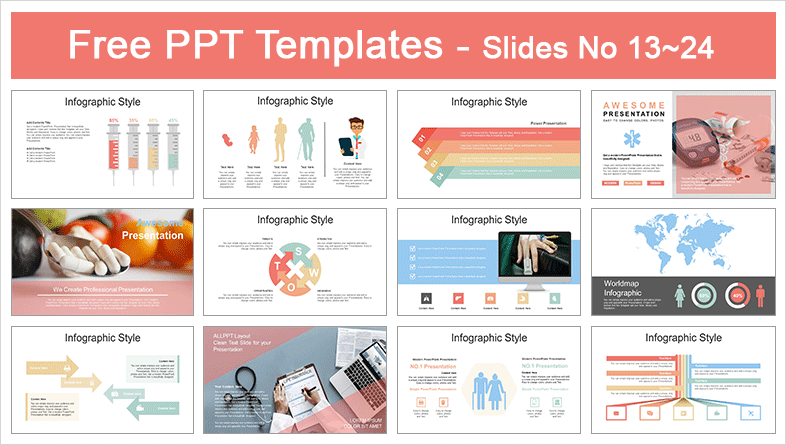 Detail Health Slides Template Nomer 34