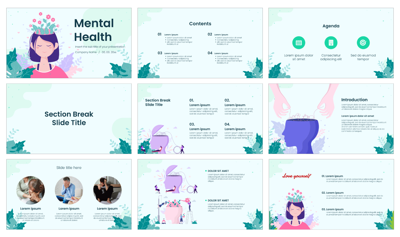 Detail Health Slides Template Nomer 43