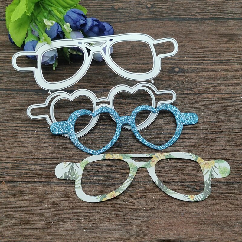 Detail Heart Glasses Template Nomer 39