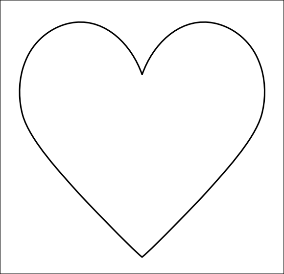 Heart Template Photoshop - KibrisPDR