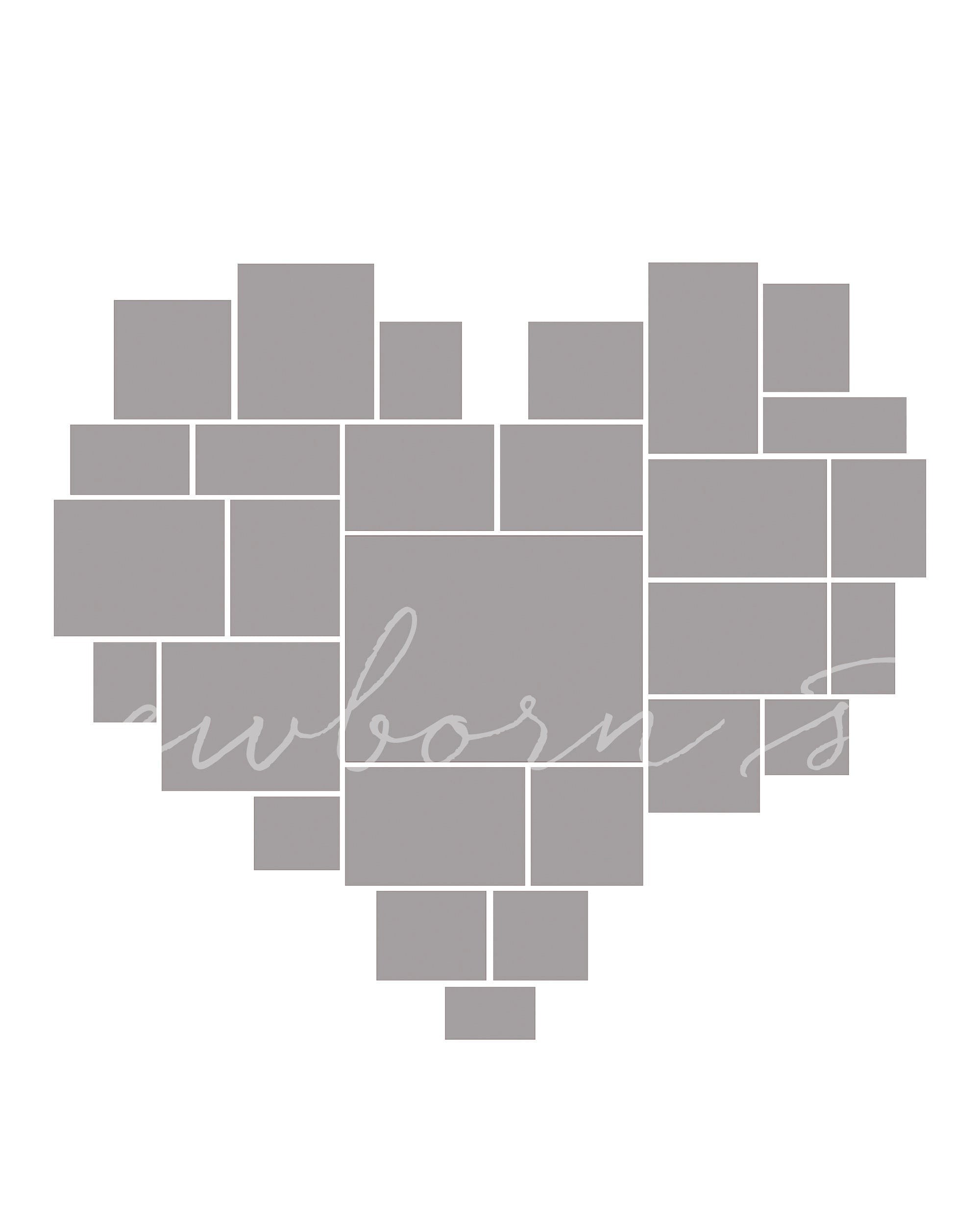 Detail Heart Template Photoshop Nomer 2