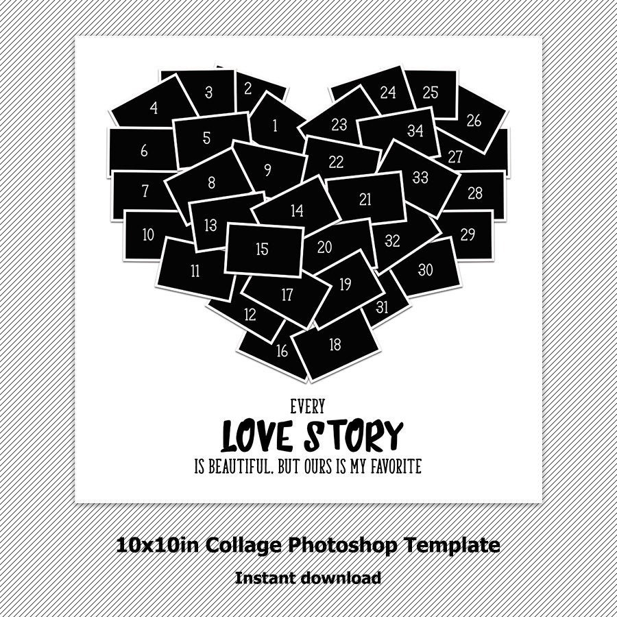 Detail Heart Template Photoshop Nomer 14