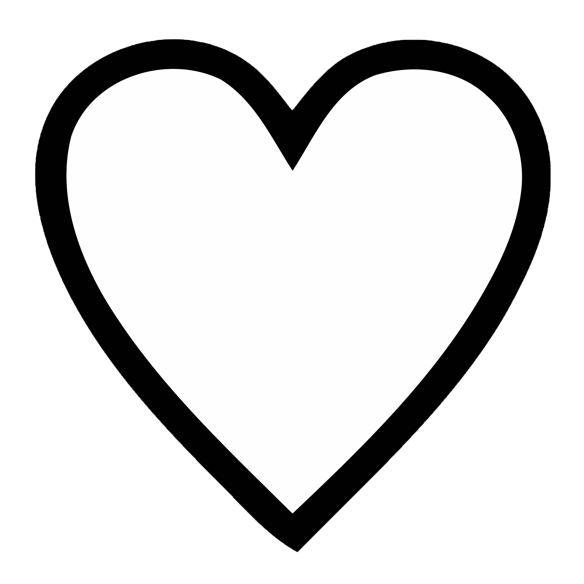 Heart Template Png - KibrisPDR