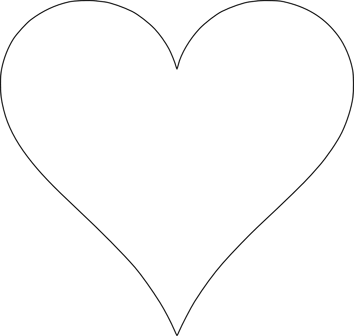 Detail Heart Template Png Nomer 9