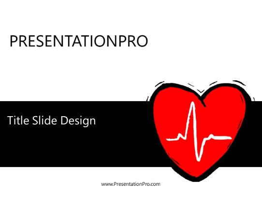 Detail Heartbeat Powerpoint Template Free Nomer 11