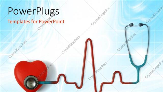 Detail Heartbeat Powerpoint Template Free Nomer 13