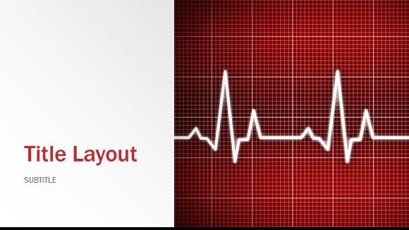 Detail Heartbeat Powerpoint Template Free Nomer 21
