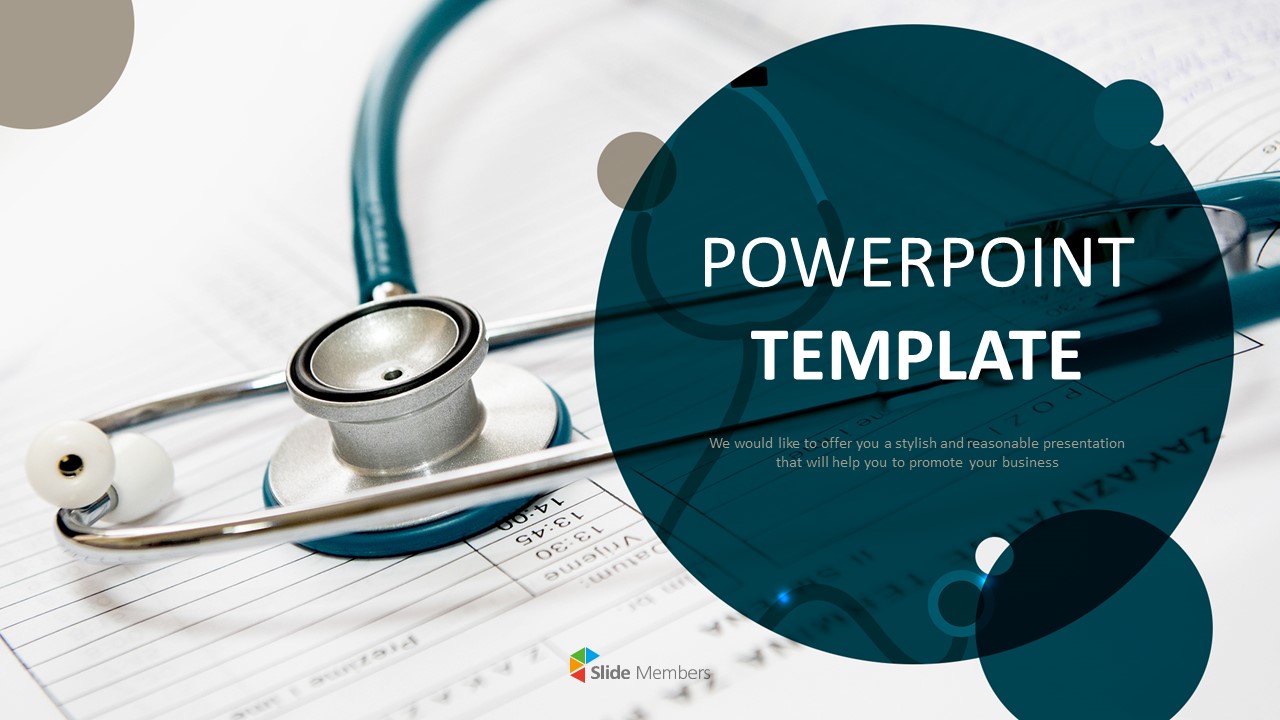 Detail Heartbeat Powerpoint Template Free Nomer 24