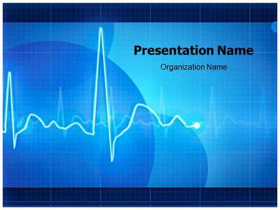 Detail Heartbeat Powerpoint Template Free Nomer 29