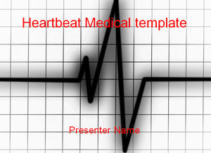 Detail Heartbeat Powerpoint Template Free Nomer 32