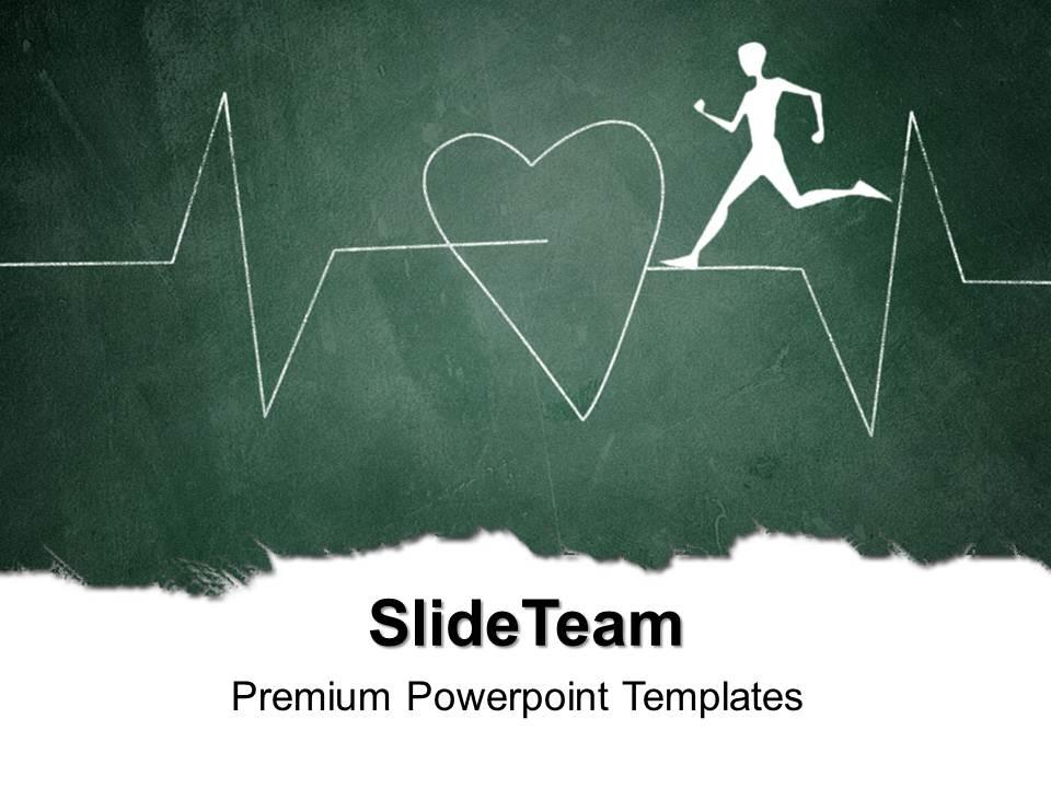 Detail Heartbeat Powerpoint Template Free Nomer 34