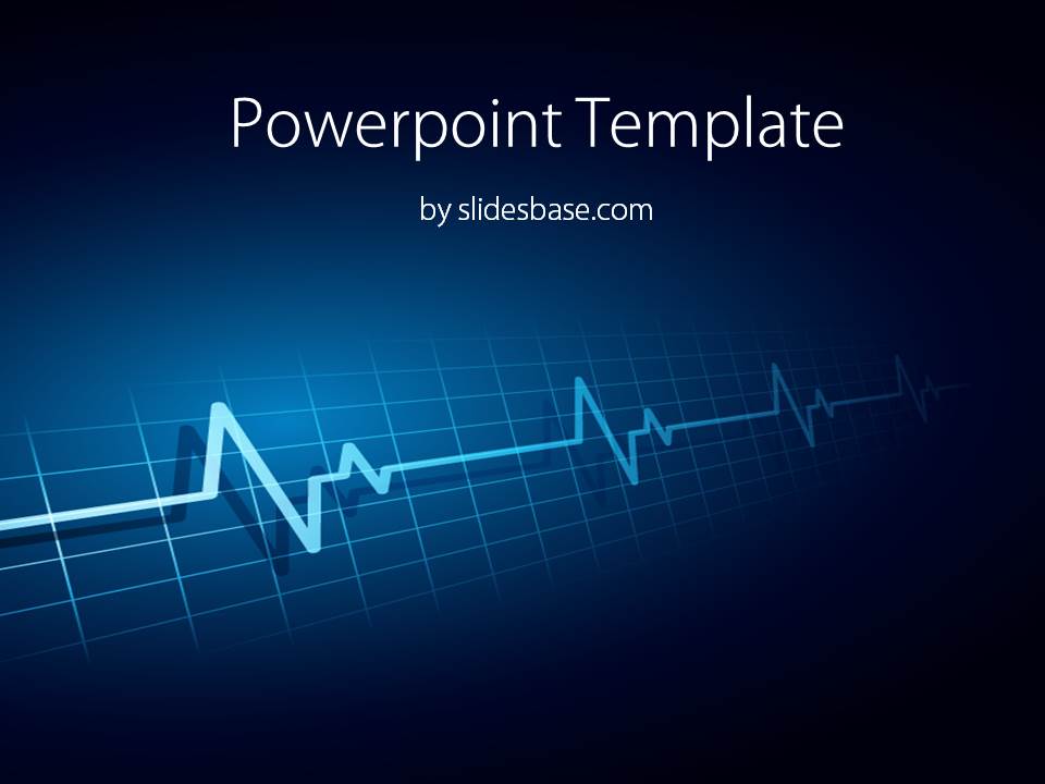 Detail Heartbeat Powerpoint Template Free Nomer 4
