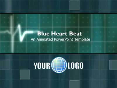Detail Heartbeat Powerpoint Template Free Nomer 36