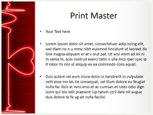 Detail Heartbeat Powerpoint Template Free Nomer 38