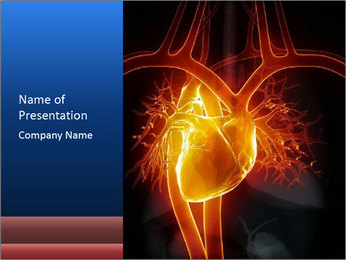 Detail Heartbeat Powerpoint Template Free Nomer 42