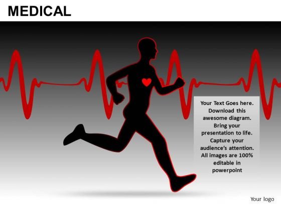 Detail Heartbeat Powerpoint Template Free Nomer 44