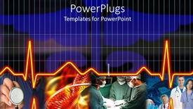 Detail Heartbeat Powerpoint Template Free Nomer 46