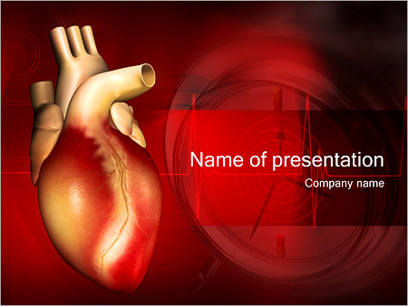 Detail Heartbeat Powerpoint Template Free Nomer 50