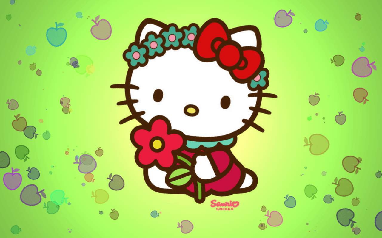 Detail Hello Kitty Background Hd Nomer 44