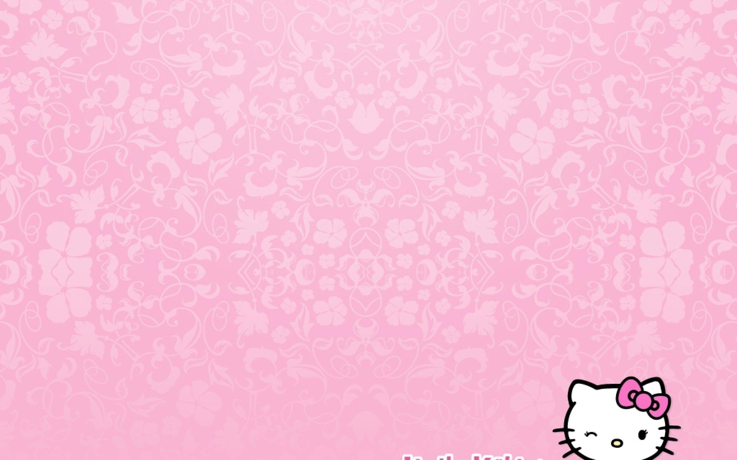 Detail Hello Kitty Background Pink Nomer 39