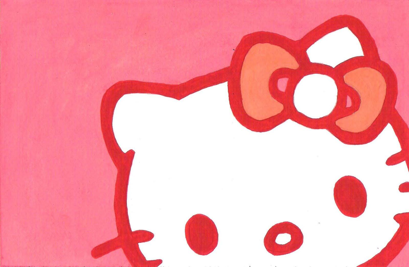 Detail Hello Kitty Background Pink Nomer 40